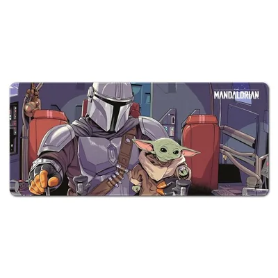 Alfombrilla gaming Mandalorian & Child Star Wars