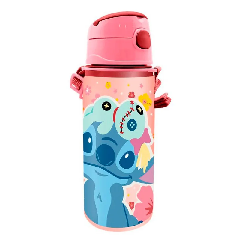 Cantimplora aluminio Stitch Disney 600ml
