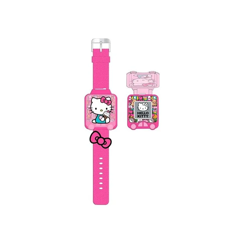 Reloj digital educativo con juegos Hello Kitty