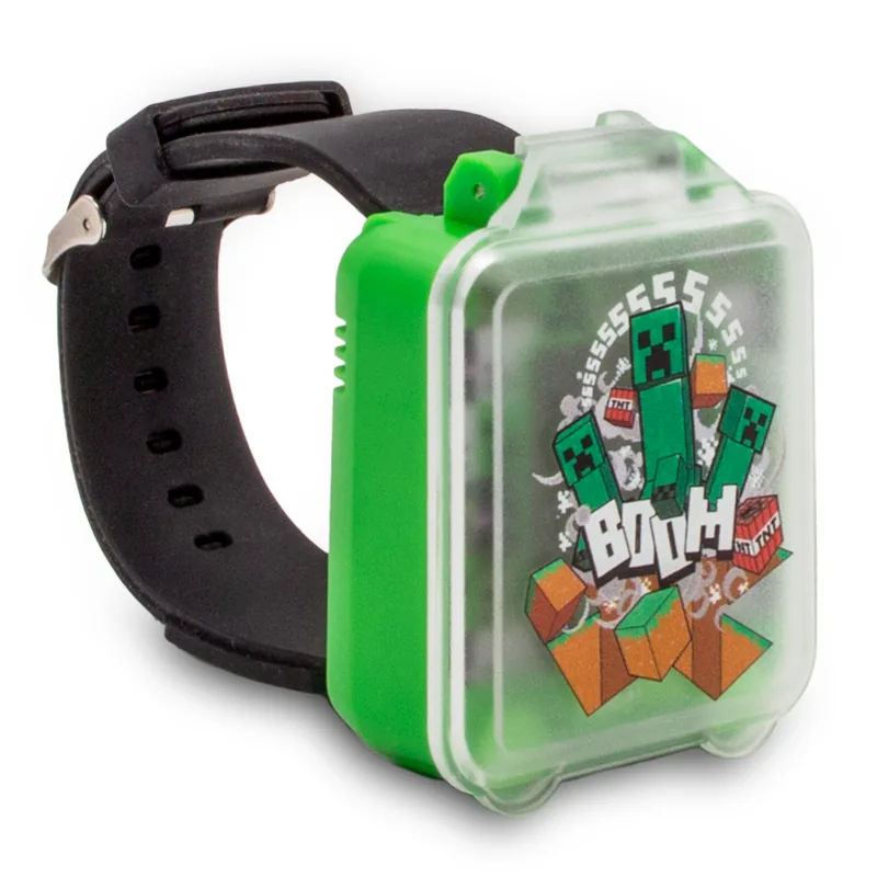 Reloj digital educativo con juegos Minecraft