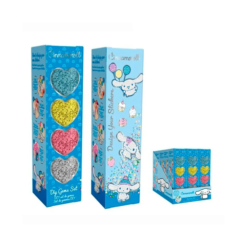 Crea tus pegatinas con gemas Cinnamoroll Hello Kitty