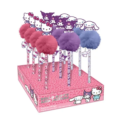 Boligrafo pompom Hello Kitty and Friends