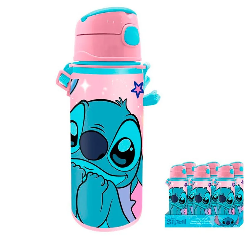 Cantimplora aluminio Stitch Disney 600ml