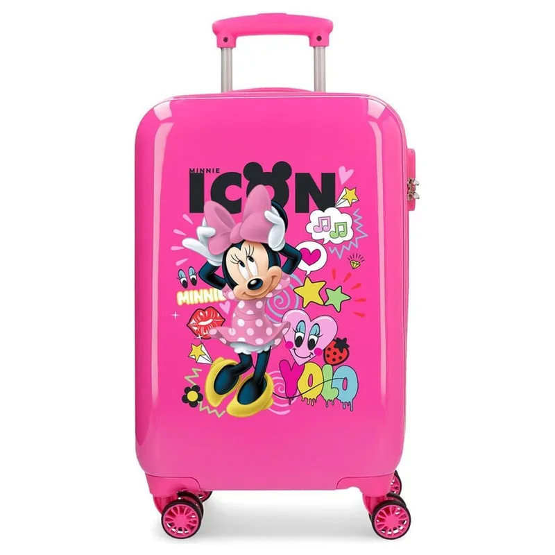 Maleta trolley ABS Enjoy Minnie Disney 55cm