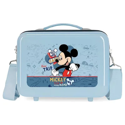 Neceser adaptable ABS Road Trip Mickey Disney 29cm