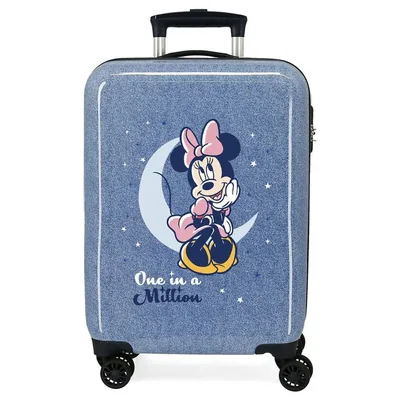 Maleta trolley ABS One In A Million Denim Minnie Disney 55cm