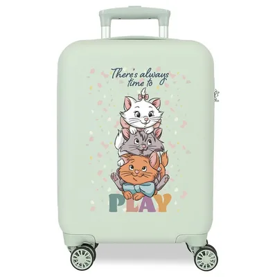 Maleta trolley ABS Time To Play Aristogatos Disney 50cm