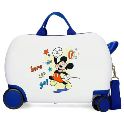 Maleta trolley ABS Here We Go Mickey Disney 45cm