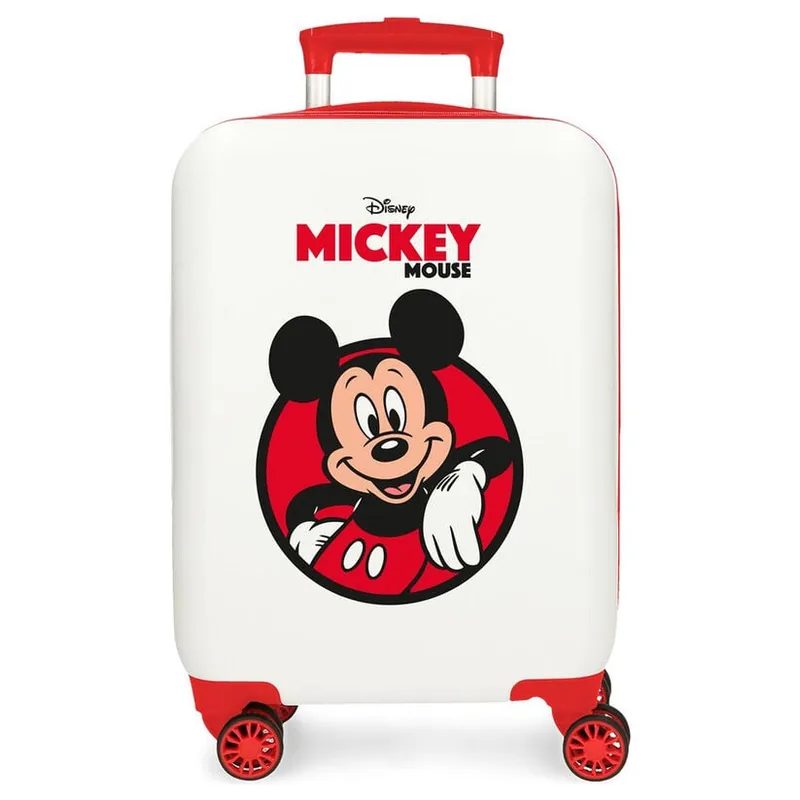 Maleta trolley ABS Red Mickey Disney 50cm