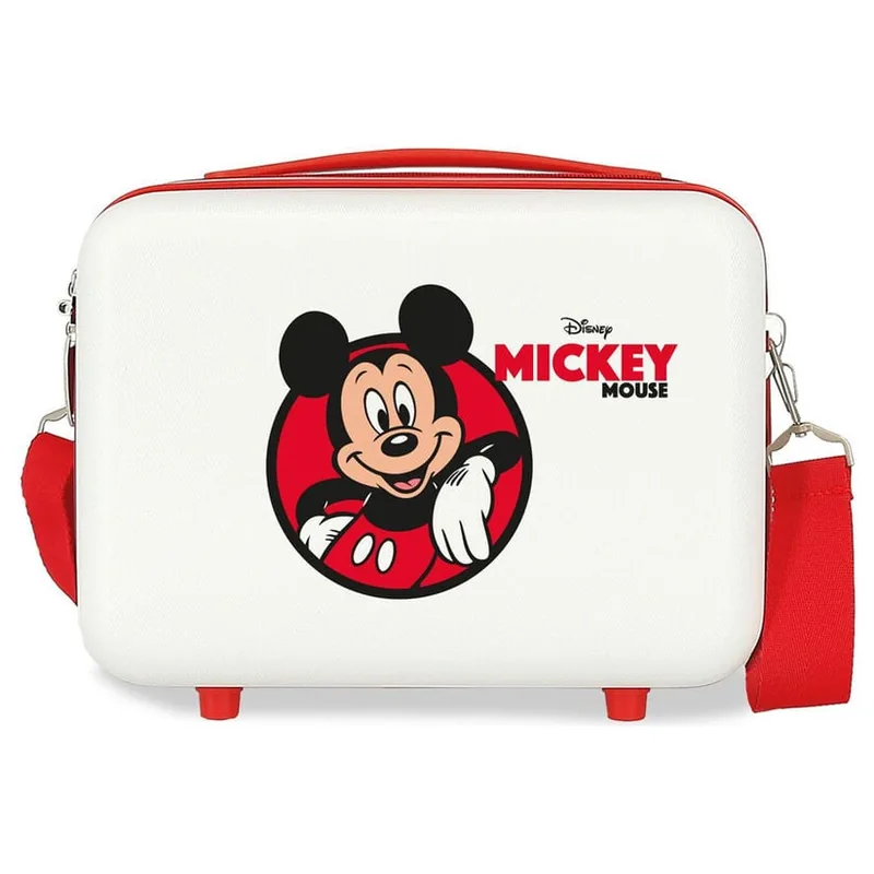 Neceser adaptable ABS Red Mickey Disney 29cm