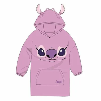 Bata sudadera oversize Angel Stitch Disney adulto
