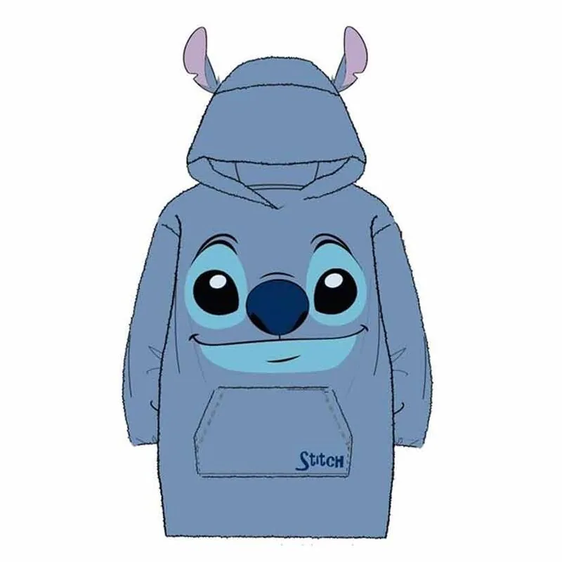 Bata sudadera oversize Stitch Disney infantil
