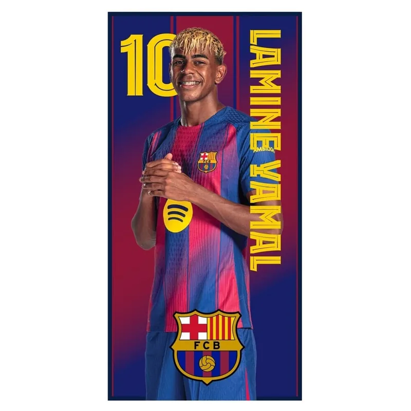 Toalla Lamine Yamal F.C Barcelona microfibra