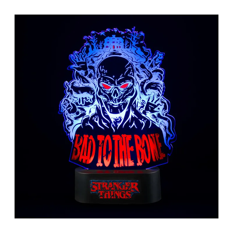 Lampara Led Bad To the Bone Stranger Things