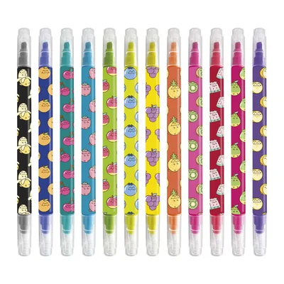Set 12 rotuladores borrables Fruits Pusheen