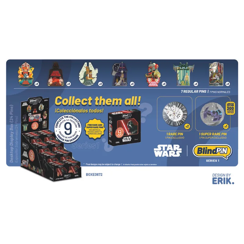 Pin misterioso coleccionable Star Wars BlindPIN