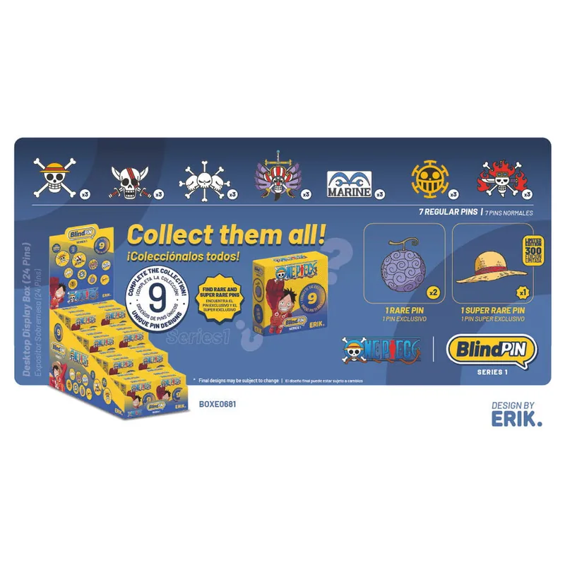 Pin misterioso coleccionable One Piece BlindPIN