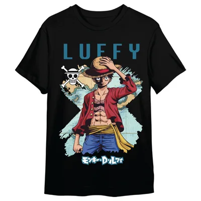 Camiseta Monkey D. Luffy Map One Piece adulto