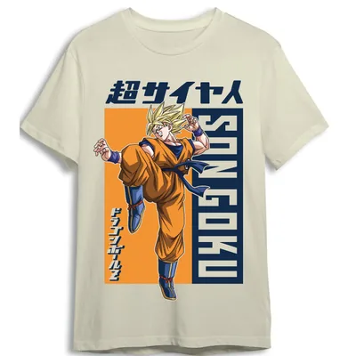 Camiseta Goku Super Saiyan Dragon Ball Super adulto