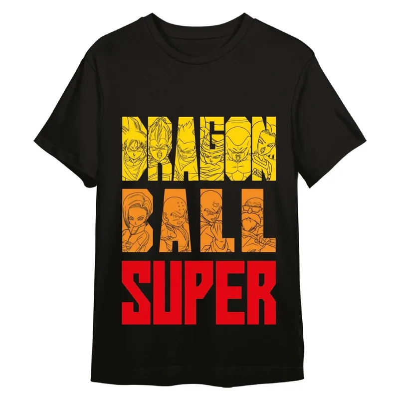 Camiseta Letters Dragon Ball Z adulto