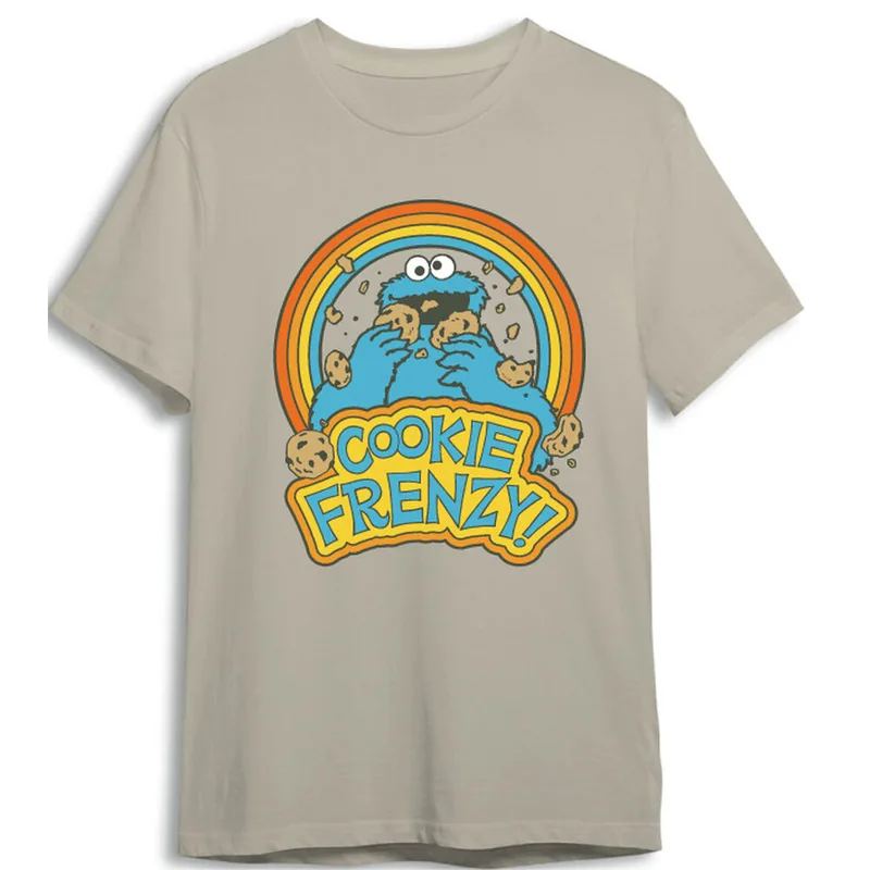 Camiseta Triki Monstruo de las Galletas Barrio Sesamo adulto
