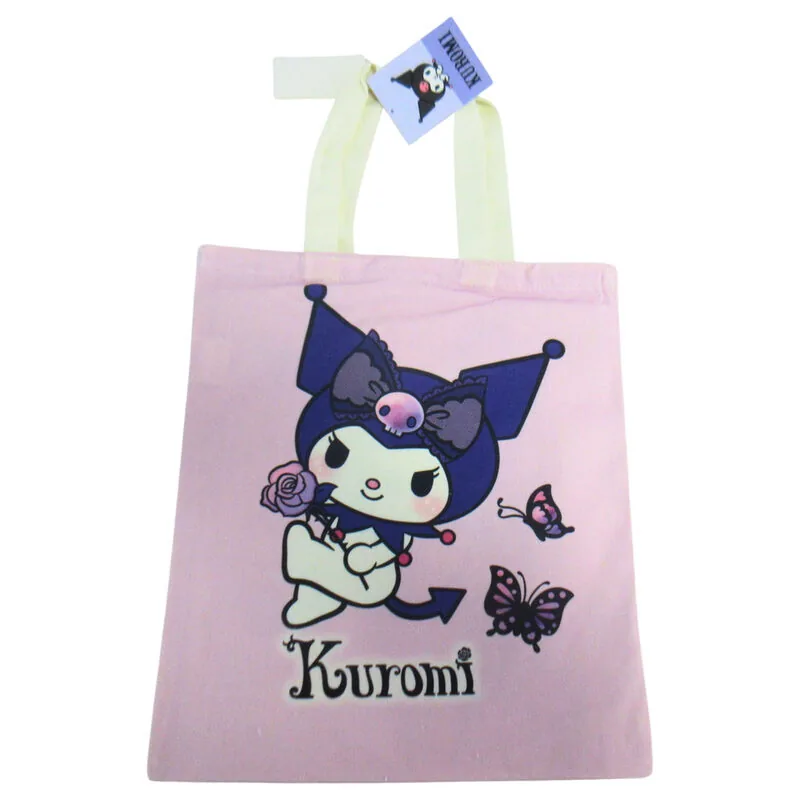 Bolsa shopping Pink Butterfly Kuromi Hello Kitty
