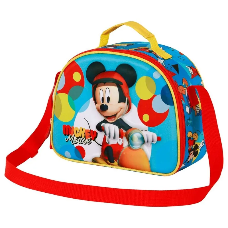 Bolsa portameriendas 3D Scooter Mickey Disney
