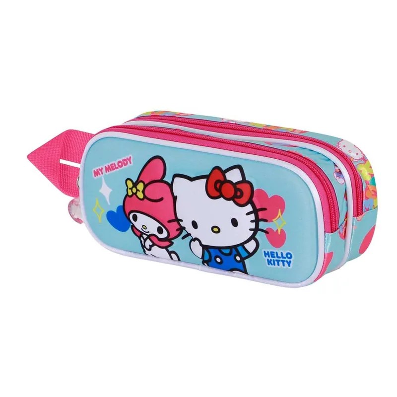 Portatodo 3D Friendship Hello Kitty doble