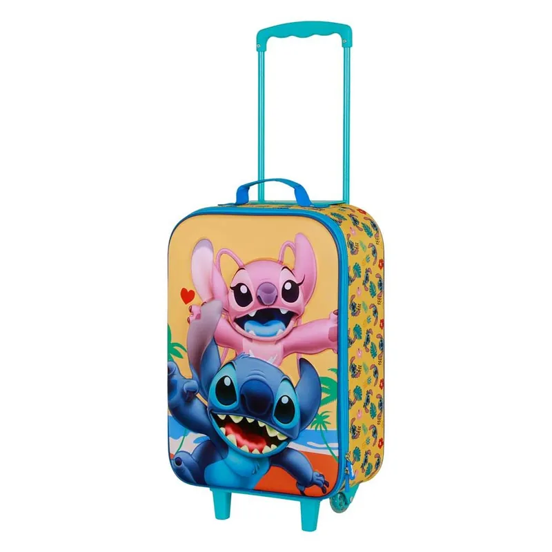 Maleta trolley 3D Ocean Stitch Disney 52cm
