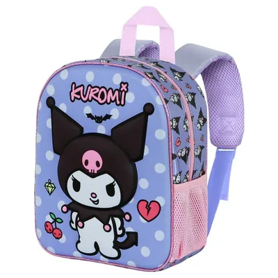 Mochila 3D Rebel Kuromi Hello Kitty and Friends 30cm