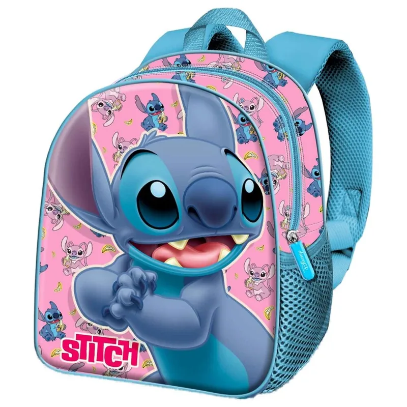 Mochila 3D Stitch Disney 30cm