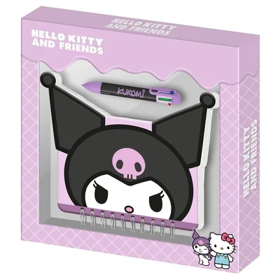 Diario + Boligrafo Kuromi Hello Kitty and Friends