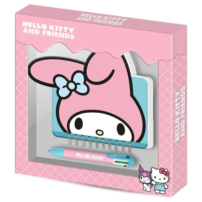Diario + Boligrafo My Melody Hello Kitty and Friends