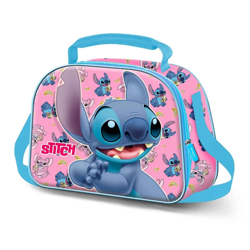Bolsa portameriendas 3D surprise Stitch Disney