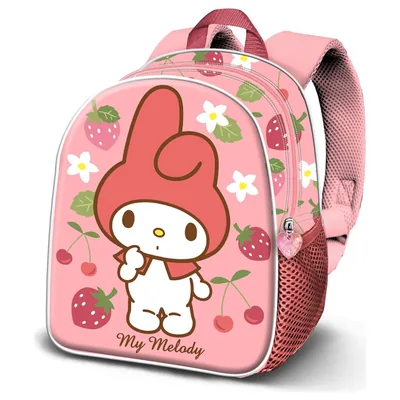 Mochila 3D Fruits My Melody Hello Kitty 31cm