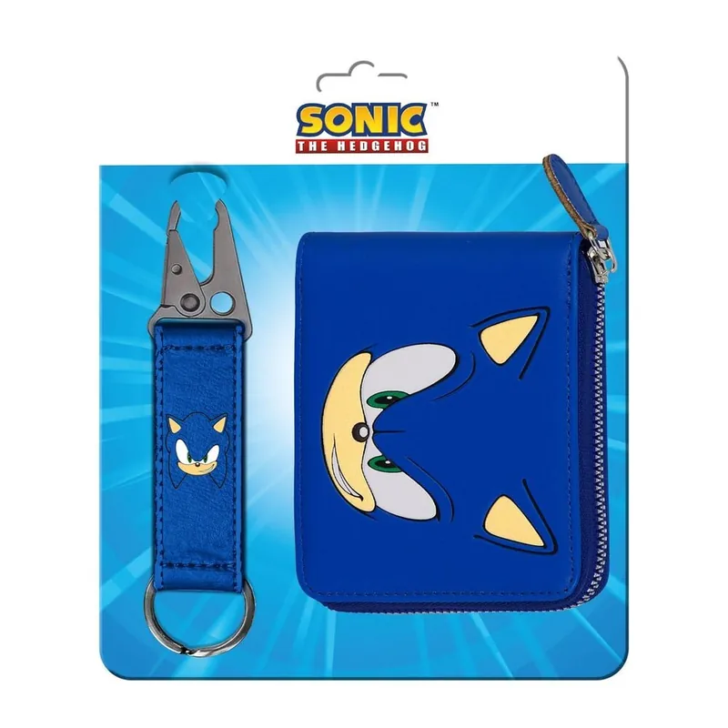 Set cartera + llavero Sonic the Hedgehog