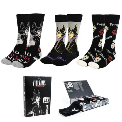 Set 3 calcetines Villanas Disney adulto