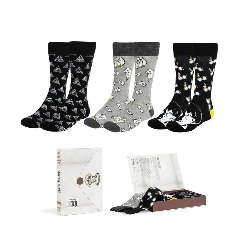 Set 3 calcetines Harry Potter