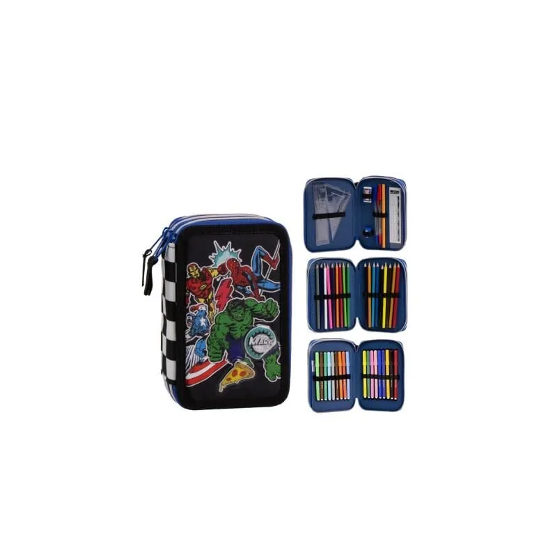 Plumier Los Vengadores Avengers Marvel triple