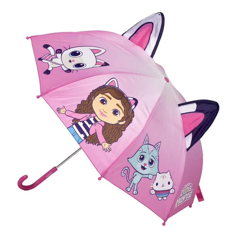 Paraguas manual La Casa de Muñecas de Gabby 45cm