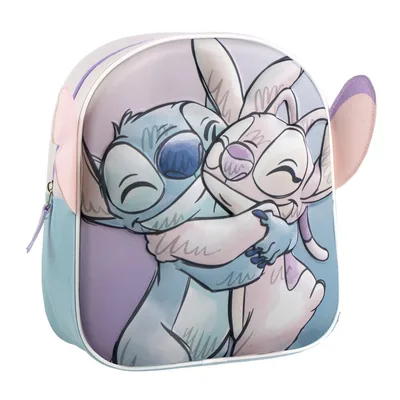 Mochila 3D Stitch Disney 28cm