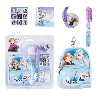 Set papeleria Mini Mochila Frozen Disney