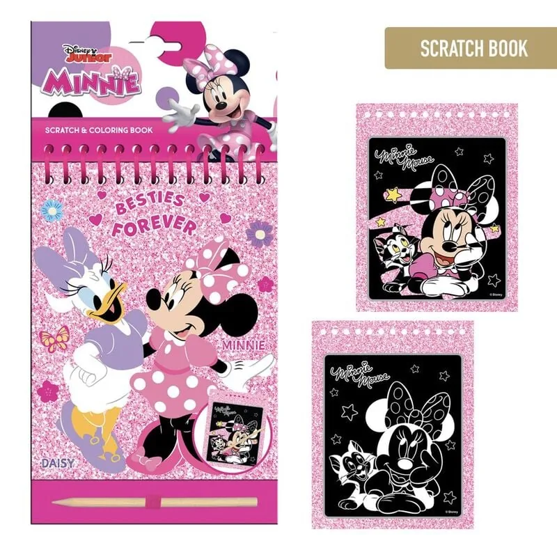 Set papeleria scratch Minnie Disney