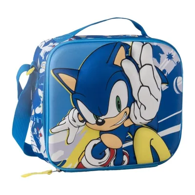 Bolsa portameriendas 3D Sonic the Hedgehog