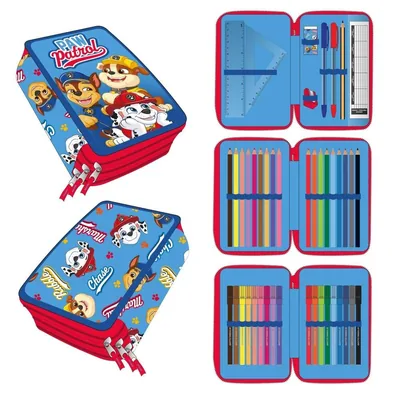Plumier Patrulla Canina Paw Patrol triple