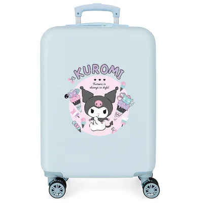 Maleta trolley ABS Always In Style Kuromi Hello Kitty 55cm