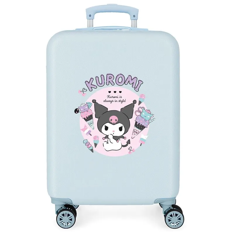 Maleta trolley ABS Always In Style Kuromi Hello Kitty 55cm