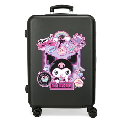 Maleta trolley expandible ABS Wonder Kuromi Hello Kitty 65cm