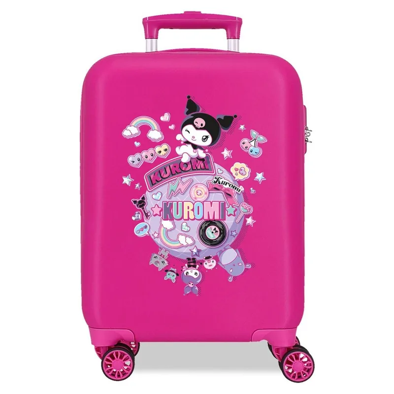 Maleta trolley ABS Around The World Kuromi Hello Kitty 50cm