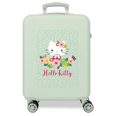 Maleta trolley ABS Floral Hello Kitty 55cm